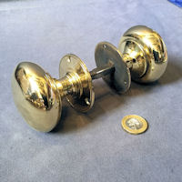 Pair of Brass Door Handles   DH949